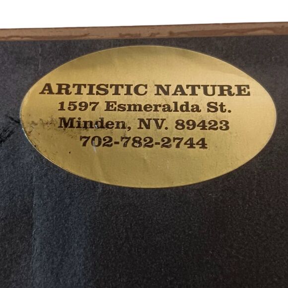 VTG Barbara Mock Pumpkin Print Matted  Framed Green Orange Black & White Checks - Picture 3 of 16